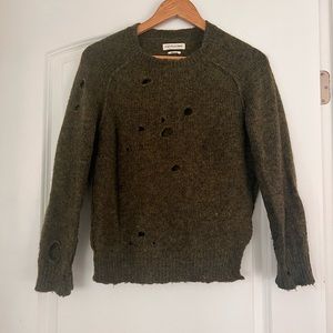 Isabel Marant Etoile wool distressed sweater